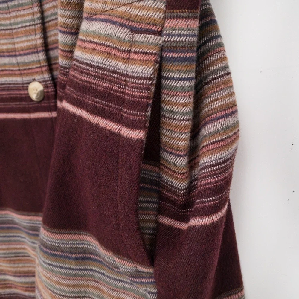 COLUMBIA Women's Calico Basin Shirt‎ Jacket Size Medium Stripe Regular Fit - Picture 11 of 16